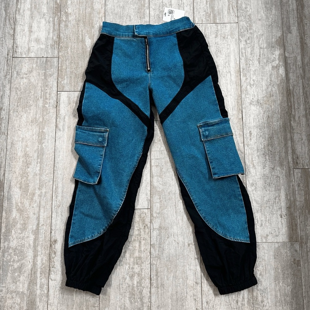 Forever 21: High Rise Cargo Jogger Pants
